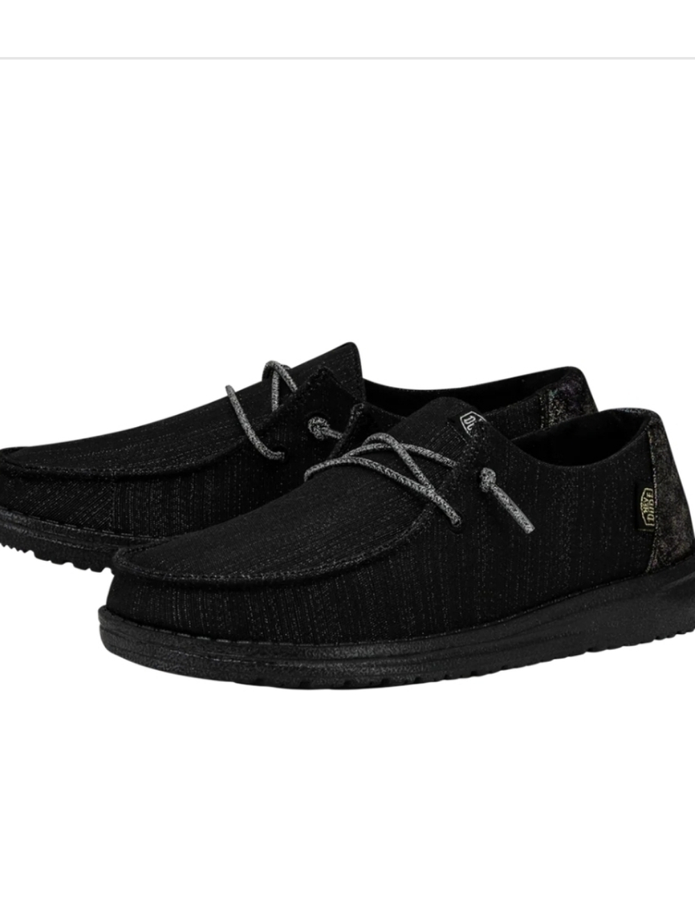 Hey Dude Women’s Wendy Glitter Meteor Shower Slip On Loafer Size 5